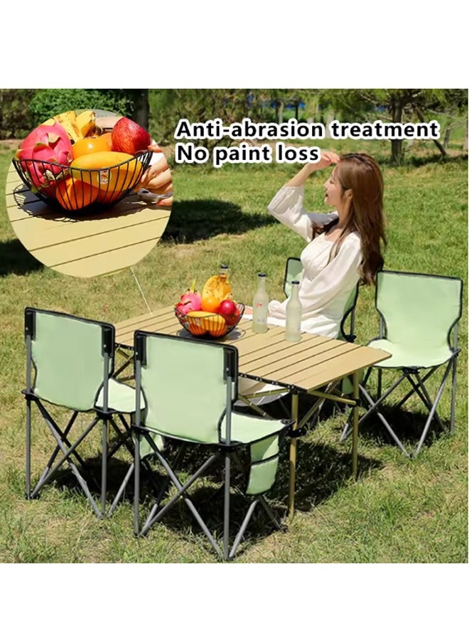 ATM Portable Aluminum Folding Camping Table - 95 cm x 57cm x 50cm  - Image 4