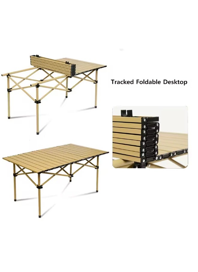 ATM Portable Aluminum Folding Camping Table - 95 cm x 57cm x 50cm  - Image 3