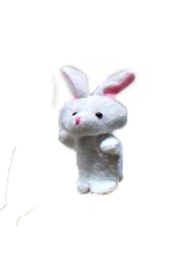 Generic - 58 Animal Finger Puppet, Ocean Plush Toy Puppet Wholesale, Baby Teaching Aids Wholesale-Color:8.rabbit/rabbit - Image 1