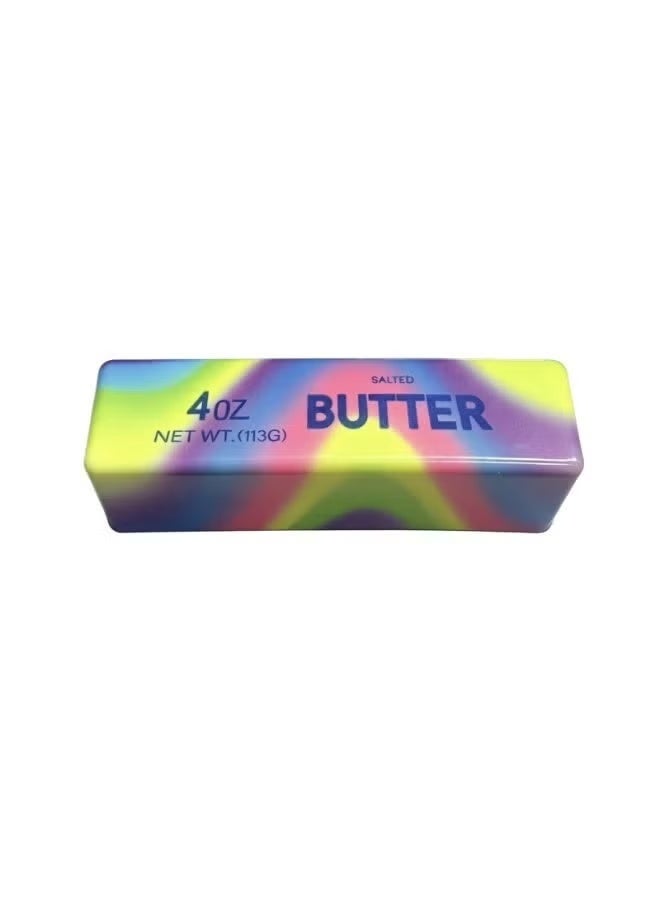 Butter Squishy Slow Rising Stress Relief Toy, 4oz Realistic Salted Butter Squeeze Toy, Soft PU Foam Decompression Fidget Toy for Kids & Adults, Novelty Gag Gift & Desk Companion