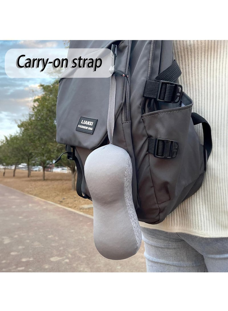 general Portable Bean Neck Pillow for Adults and Students – Lightweight, Eco-Friendly EPS Travel Pillow with Soft Fabric for Daily Commute and Short Trips - Image 2