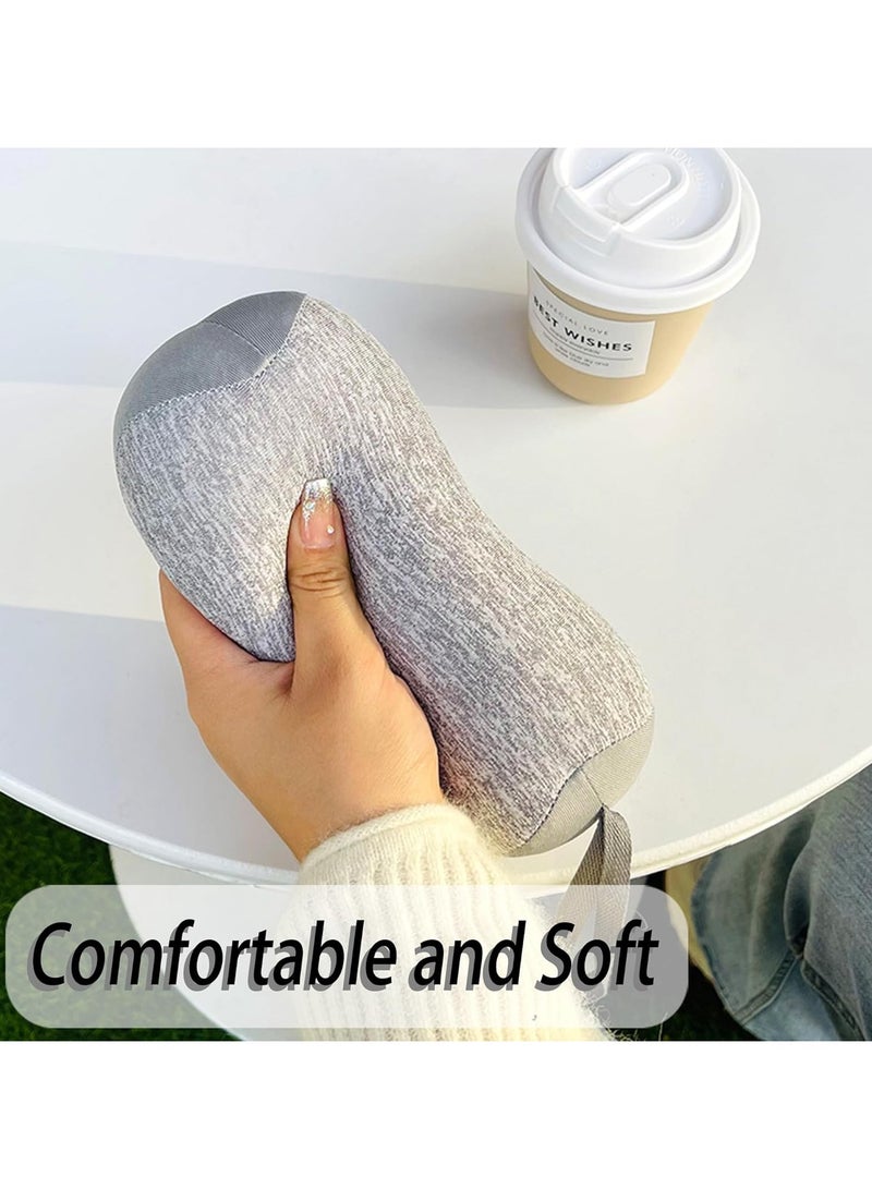 general Portable Bean Neck Pillow for Adults and Students – Lightweight, Eco-Friendly EPS Travel Pillow with Soft Fabric for Daily Commute and Short Trips - Image 5