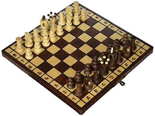 Wegiel Chess Royal 30 European Wooden Handmade International Set, 11.81 x 1.97-Inch - Image 3