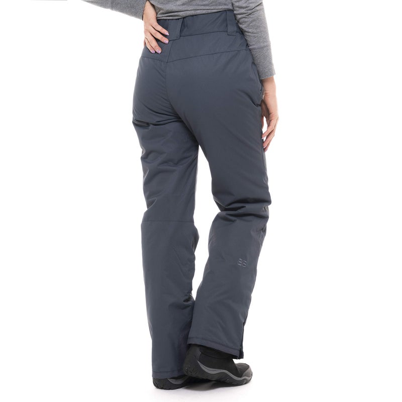 SkiGear Women's Insulated Snow Pants, Steel, Small Short - Image 2