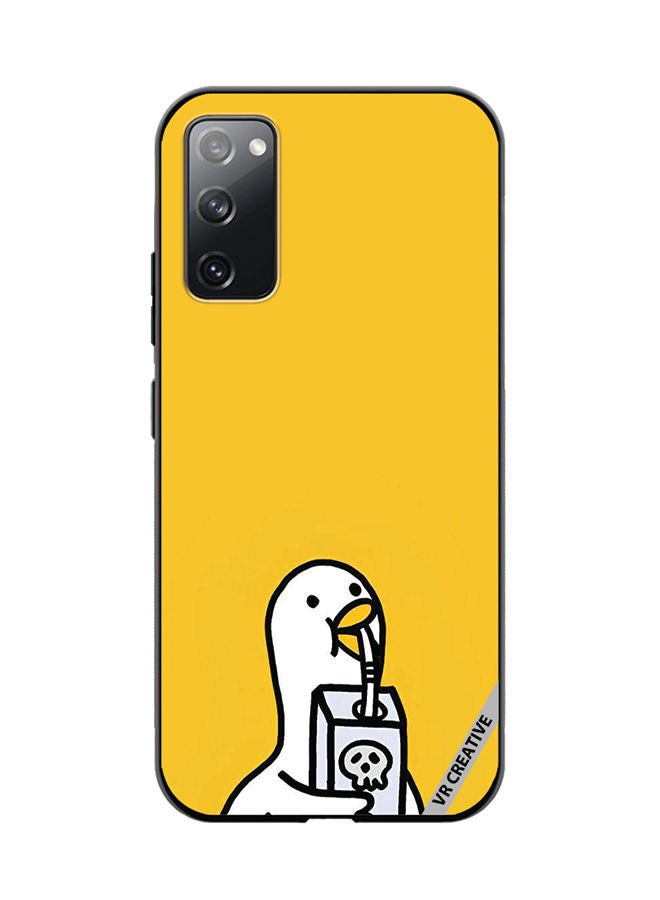 VR CREATIVE Protective Case Cover For Samsung Galaxy S20 FE 5G Duck Design Multicolour - Image 1
