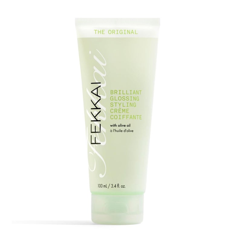 Fekkai The Original Brilliant Glossing Styling Creme  34 oz  Boosts Shine Smoothes Frizz  Defines Curls with Olive Oil  Free of Sulfates Parabens Phthalates  Vegan CrueltyFree