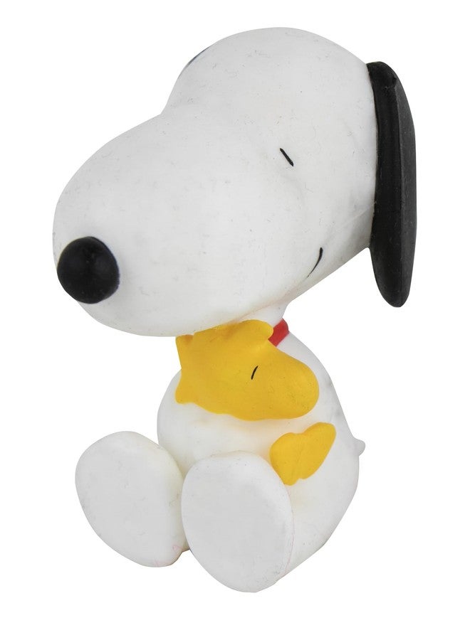 World's Smallest World’s Smallest Peanuts Snoopy Hugging Woodstock Squishy - 3-Inch Soft Stretchy Collectible Toy, Official Peanuts Licensed, Ages 8+ - Image 1