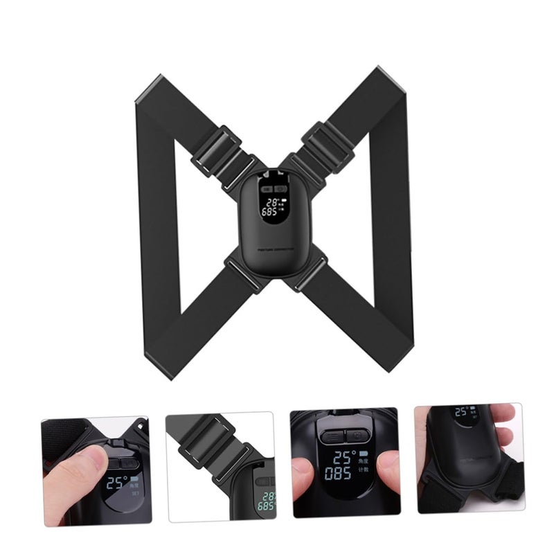 Posture Corrector For Men With Vibration Back Trainer Ergonomic Shoulder Support 1 Piece - Image 3