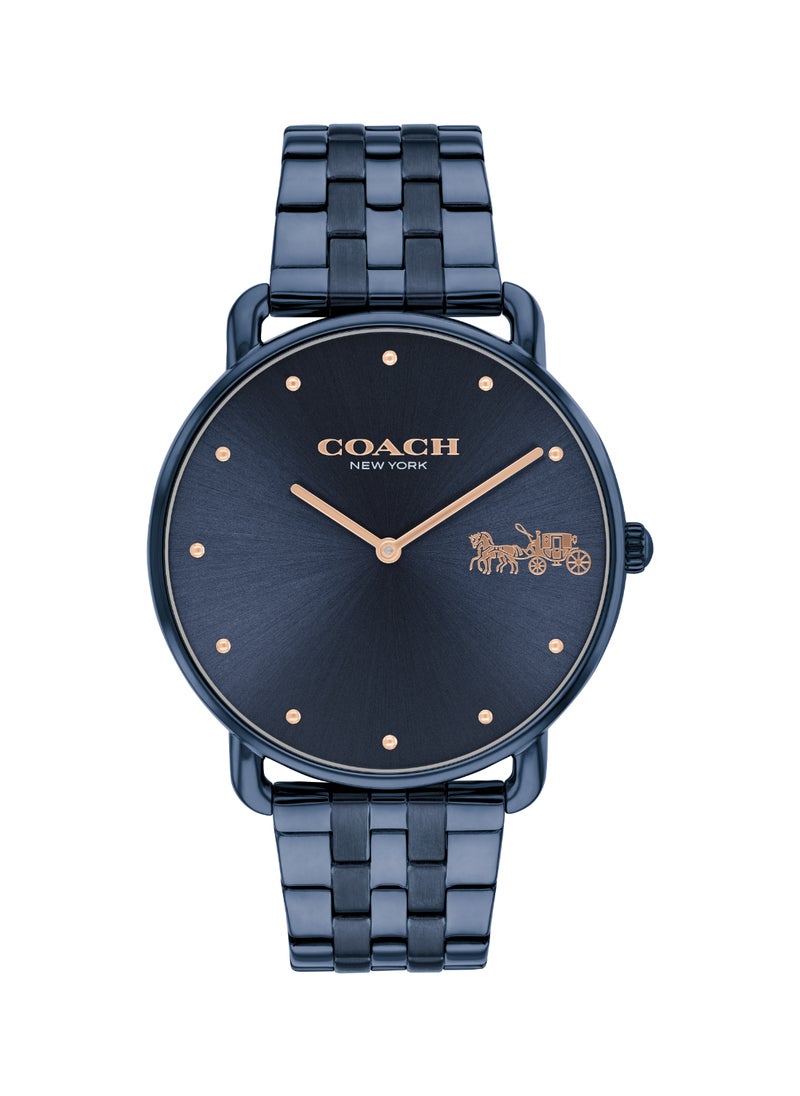 COACH - Round Analog Women's Blue Case Watch - 14504297 - Image 1