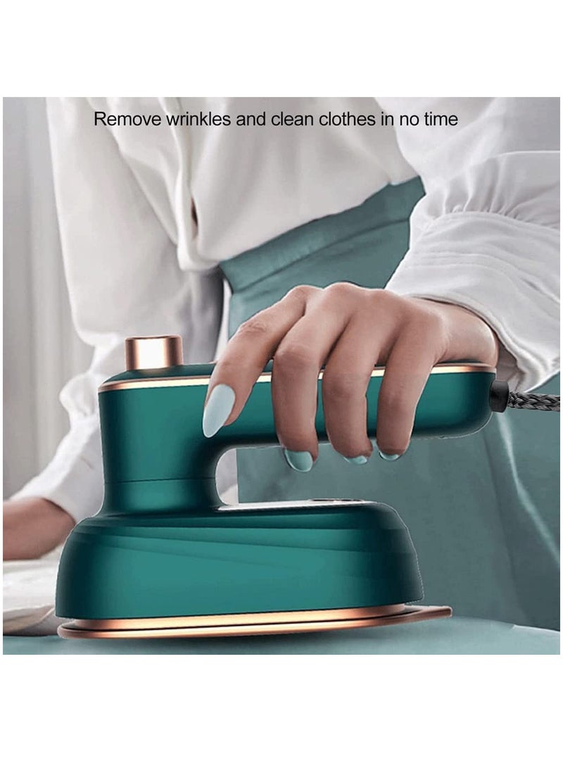 Mini Steam Iron, Hand-Held Electric Iron, Folding Hanging Ironing Machine 180 ° Rotary Hand-Held Steam Iron, Suitable for Travel, Business Travel and Home Ironing Machine  - Image 5