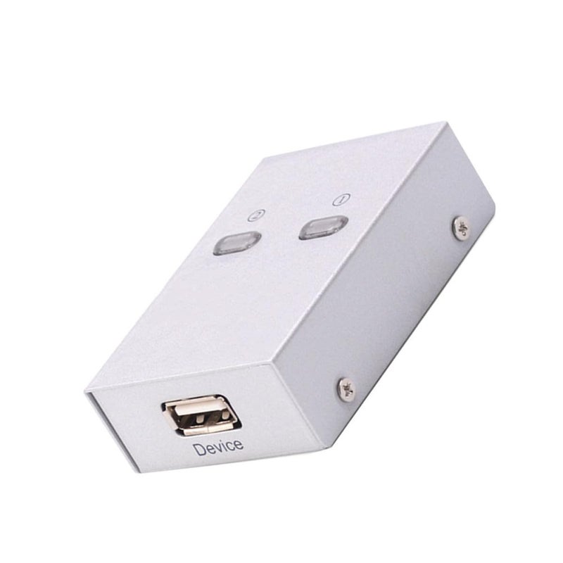 USB 2.0 Printer Scanner Sharing Device Automatic Selector for Two Computers Home Office - Image 2
