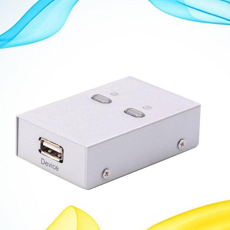 USB 2.0 Printer Scanner Sharing Device Automatic Selector for Two Computers Home Office - Image 4