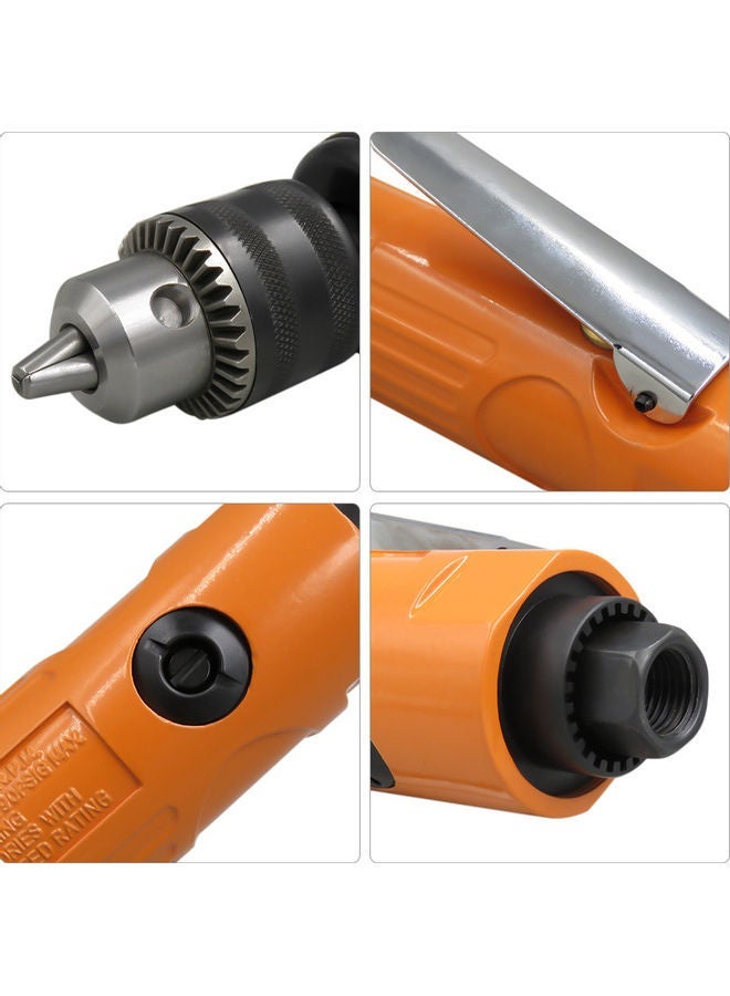 NIBEMINENT 3/8" Straight Air Drilling Machine Orange 22x5.5x7cm - Image 2