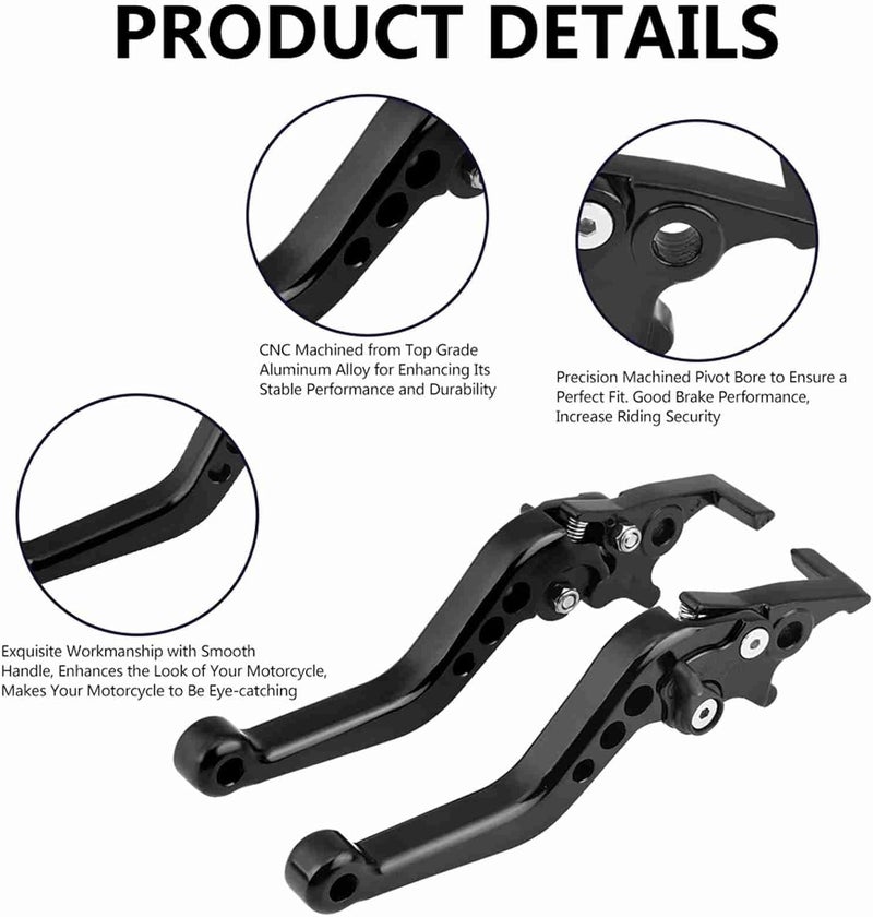 Heat resistant ZJchao CNC Aluminum Alloy Motorcycle Scooter Double Disc Brake Lever Enhancing Stability Security Eye catching GY6 Xmax 400 Riders (Black) Rare find Cost-effective pick Neat shape Multi-color available build Rack sorted local inventory Short time available Market diverse application fit Regular scheduled transit Repeated use trusted quality Local inventory listed item Scratch resistant Trusted all-purpose quality Withstand KSA hot weather Luxury premium item Processed natural substance Natural tone color options Home practical item Condition adaptive build Climate adapted upgraded quality Wide usage compatibility Main road full logistics cover Replaceable parts All-round well-engineered practical build Reduce daily hassle - Image 5