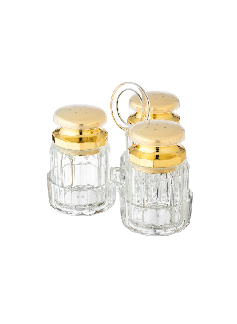 صفا طقم 3 ملاحات اكريلك مع حامل اكريلك - Image 1