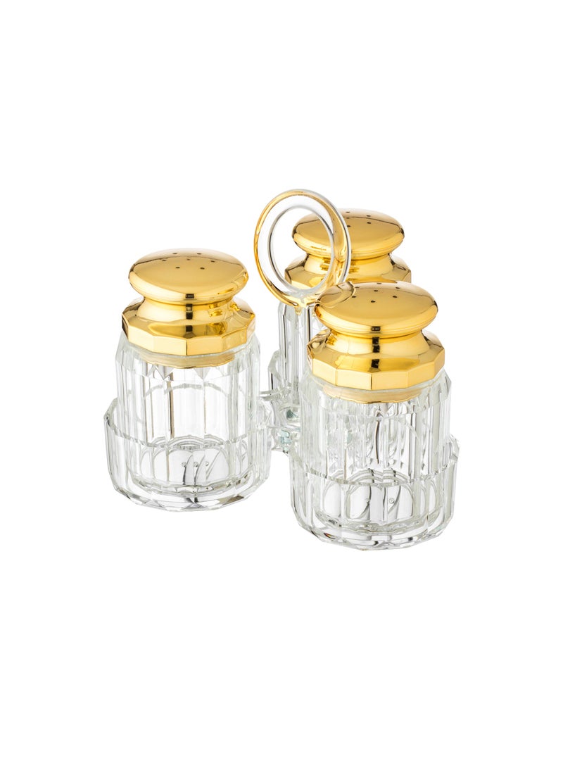 صفا طقم 3 ملاحات اكريلك مع حامل اكريلك - Image 3