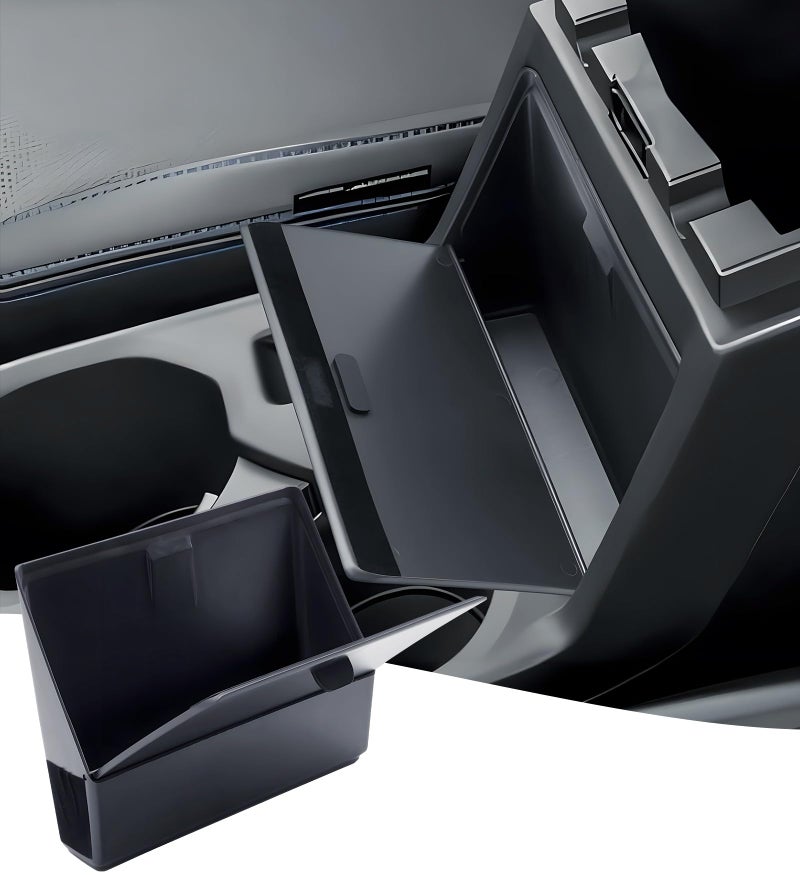 Katorn Center Console Organzier Tray for Subaru Forester 2026 2025, Interior Accessories Armrest Insert Hidden Storage Box for 2025-2026 Forester, Black - Image 1