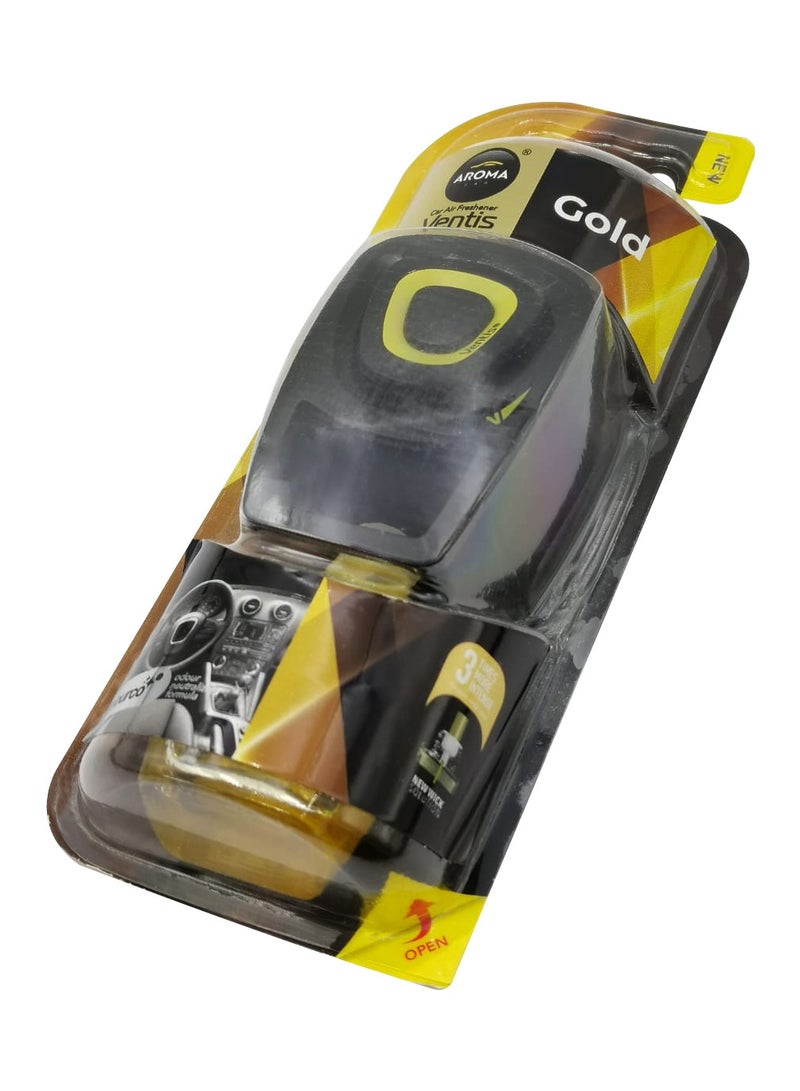 أروما معطر هواء السيارة 3 مرات أكثر كثافة معطر السيارة أروما فينتيس جولد - Image 5