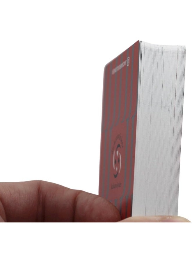 JACKAROOJOKER Standard Poker Size 100% Plastic Playing Cards Twin Pack, Waterproof & Durable Casino-Grade Decks, 2 Decks - Image 5