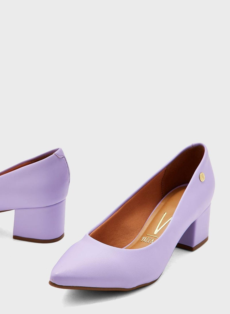 VIZZANO Mid Heels Shoes for Women – Classic Mid Heel Pumps for Girls & Ladies Office Wear - Image 4