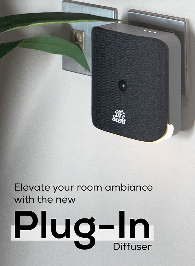 Dr Scent Automatic Wall Plug In Aroma Diffuser | Comes with Smart Motion Sensor & Night Light | Coverage up to 20-30 m2 | Perfect for Small Rooms , Offices , Shops & Restroom | Advanced Technology | 30 ml Bottle Capacity - Image 2