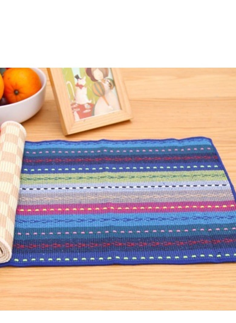 Colorful and pure allergy fabric dining mat