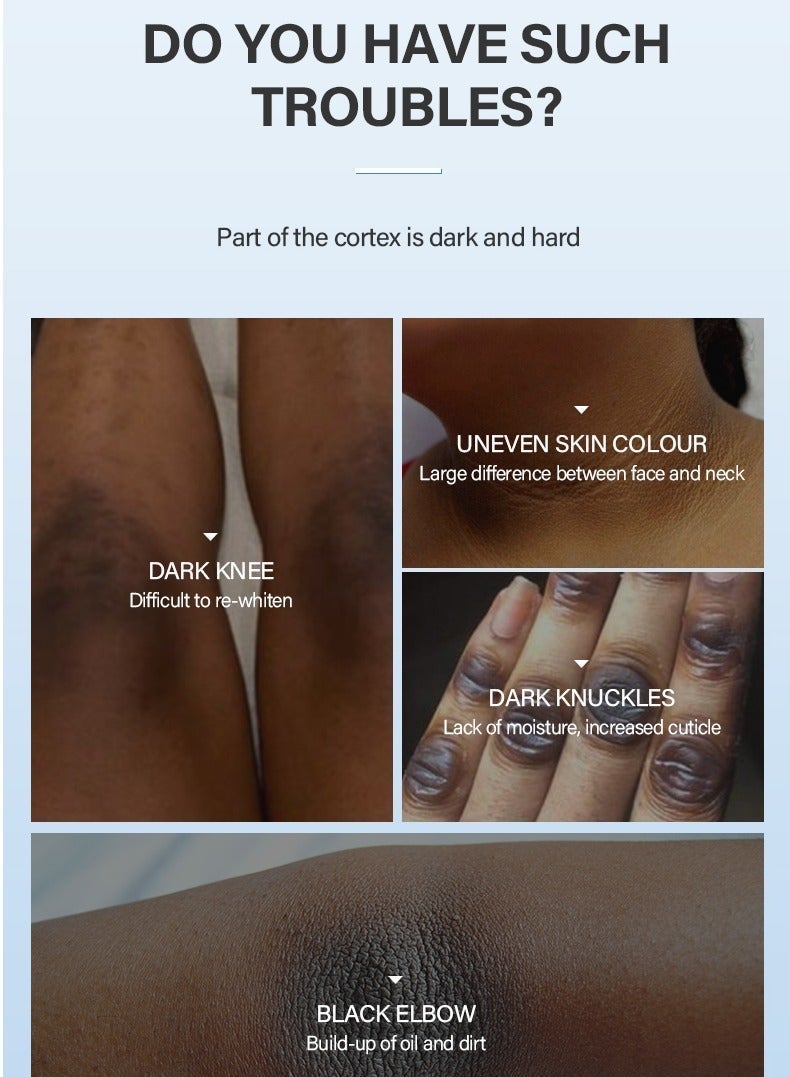 MOOYAM Whitening Cream, with Retinol, Lactic Acid and Urea, for Darkened Skin on Body Exfoliates Dark Spots, for Dark and Hard Skin - Image 4