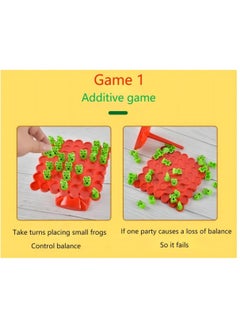 Generic Frog Balance Mathematics Game Preschool Learning Activity Children's Education Toy Kindergarten  Focus Balance Training Toy Children's Stacking Joy Double Person  Interactive Puzzle Toys  - Image 5