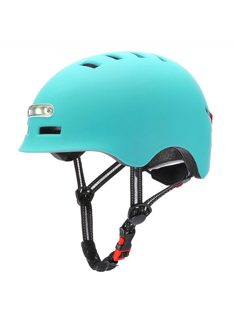 Generic 2022 NEW Lamp Cycling Smart Tail Light Bike Adult Helmet Electric Bicycle MTB Road Scooter For Sport Urban Helmet Men Women(L: 58-61cm) BLUE  - Image 1