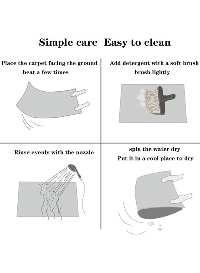 سجادة لعب الأطفال التعليمية سجادة لعب الأطفال بساط طريق المرور للأطفال بساط سيارة لعب الأطفال سجادة كبيرة لعبة تعليمية منطقة لعب الأطفال سجادة لغرفة اللعب غرفة المعيشة ديكور غرفة الحضانة (80 * 120 سم) - Image 2