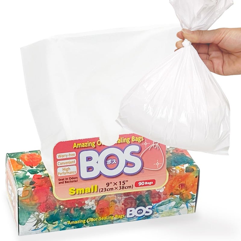 أكياس قمامة صغيرة للمنزل الحجم S اللون أبيض عبوة من 1