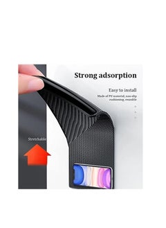 Generic 2 Pack Anti-Slip Car Dash Sticky Pad Heat Resistant Non-Slip Mat Dashboard Silicone Cell Phone Holder Magic Mat Adhesive Storage Pads Mobile Phone Glasses Car Accessories (27x15cm)  - Image 3