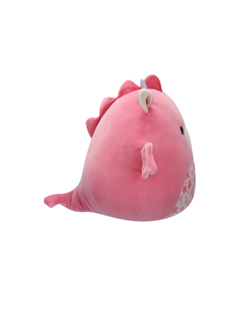 Squishmallows - 12 inch Medium Plush Aegi Pink Dragon with Sakura Flower Belly Officially Licensed Kellytoy Plush Toy Colorful Soft Gift for Kids Girls & Boys Washable Squishy Stuff Toy Multicolor All Age - Image 1