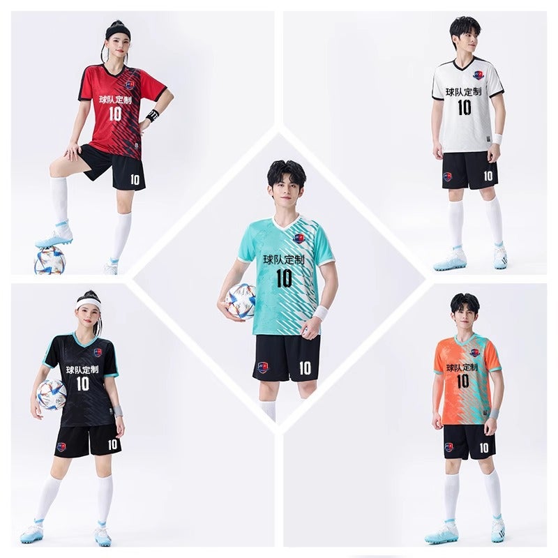 New Children'S Football Clothes Suit Teenagers Boys And Girls Professional Training Competition Team Clothes Quick-Dry Jersey - Image 3
