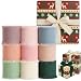 RAINFLOW 9 Rolls Chiffon Ribbon Ribbon for Flower Bouquet Gift Ribbon Wedding Ribbon Ribbons for Crafts Handmade Fringe Chiffon Silk Ribbon Set 12 Inch Wide Sheer Ribbon for Gift Wrapping - Image 2