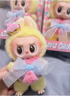 Generic Labubu  Macaron  Series Figures Toy Adorable Lovely Personalized Doll Key chain  - Image 4