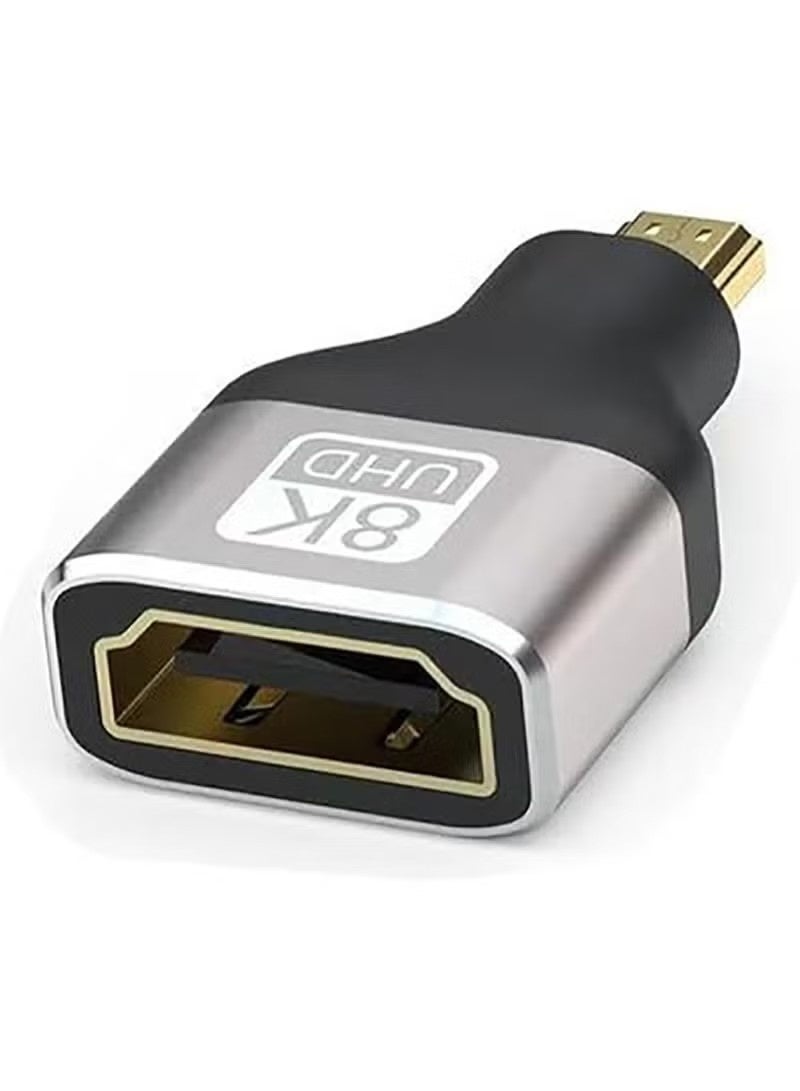 HDMI A Female to D Male Adapter, Micro HDMI Type D, Extender Connector 8K for TV, Projector, Laptop, PC, PS, Xbox - Image 5