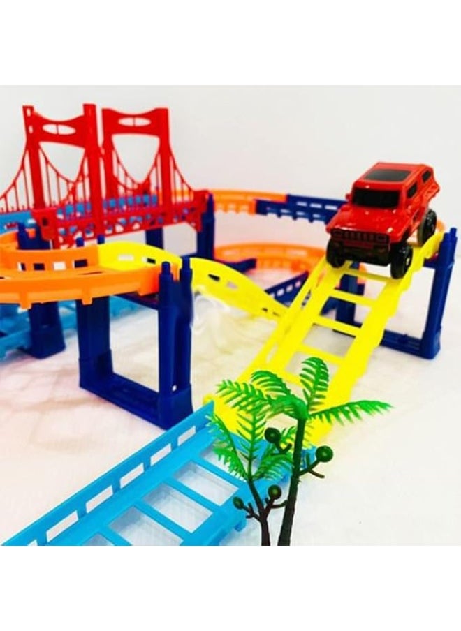 Spaceshoop 32pcs construction race tracks for kids toys, electric car,1 other small car, toys, engineering gifts for 3 4 5 6 year old boys girls  - Image 4