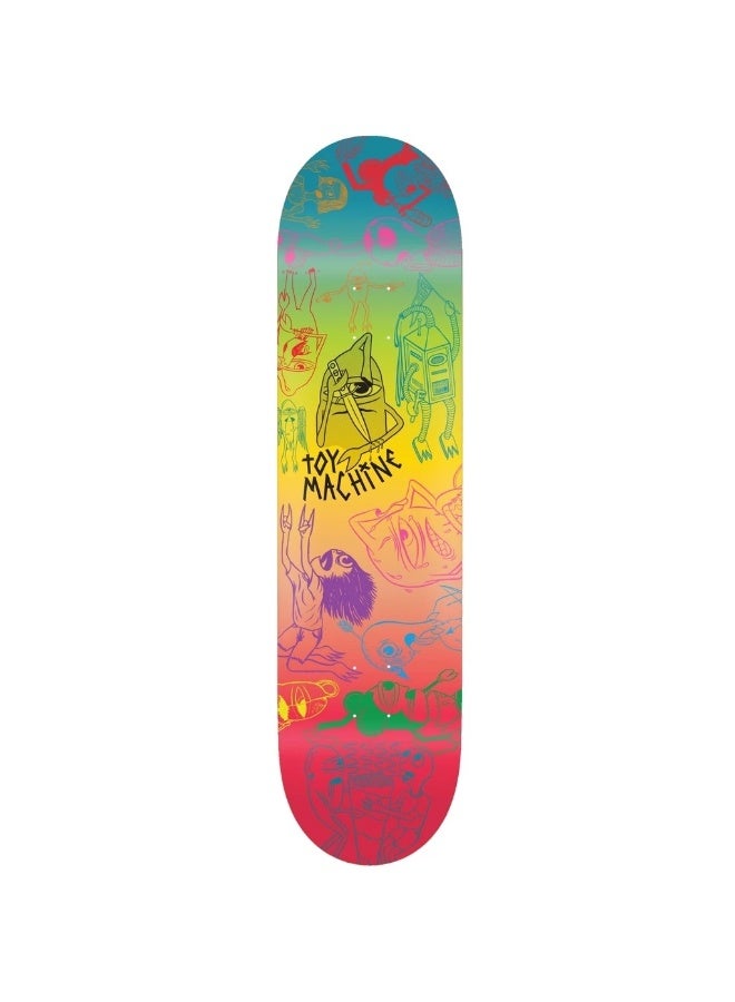 Toy Machine Characters II 8.0" x 31.63" Skateboard Deck - Image 1