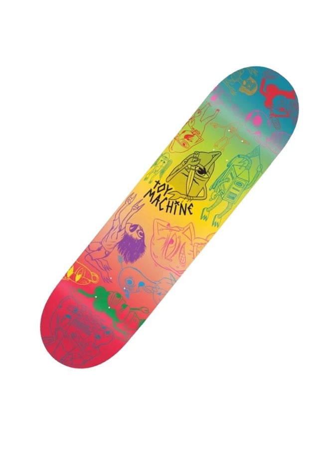 Toy Machine Characters II 8.0" x 31.63" Skateboard Deck - Image 2