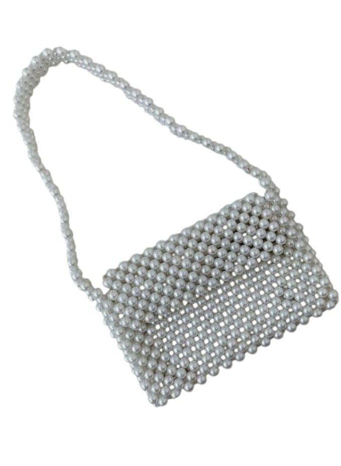 Luxury handmade handbag made of high quality pearls  - Image 1