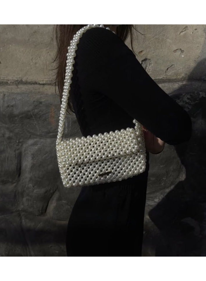 Luxury handmade handbag made of high quality pearls  - Image 5