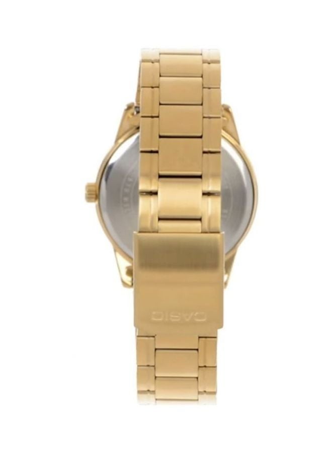 Casio LTP-V004G-9BUDF Women's Stainless Steel Quartz Analog Watch, 30 mm, Gold - Image 2