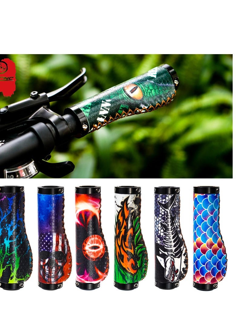 CNC Bike Handlebar Grips,MTB Silicone Grips,Gel Grips for Mountain Bike/Bicycle  - Image 4