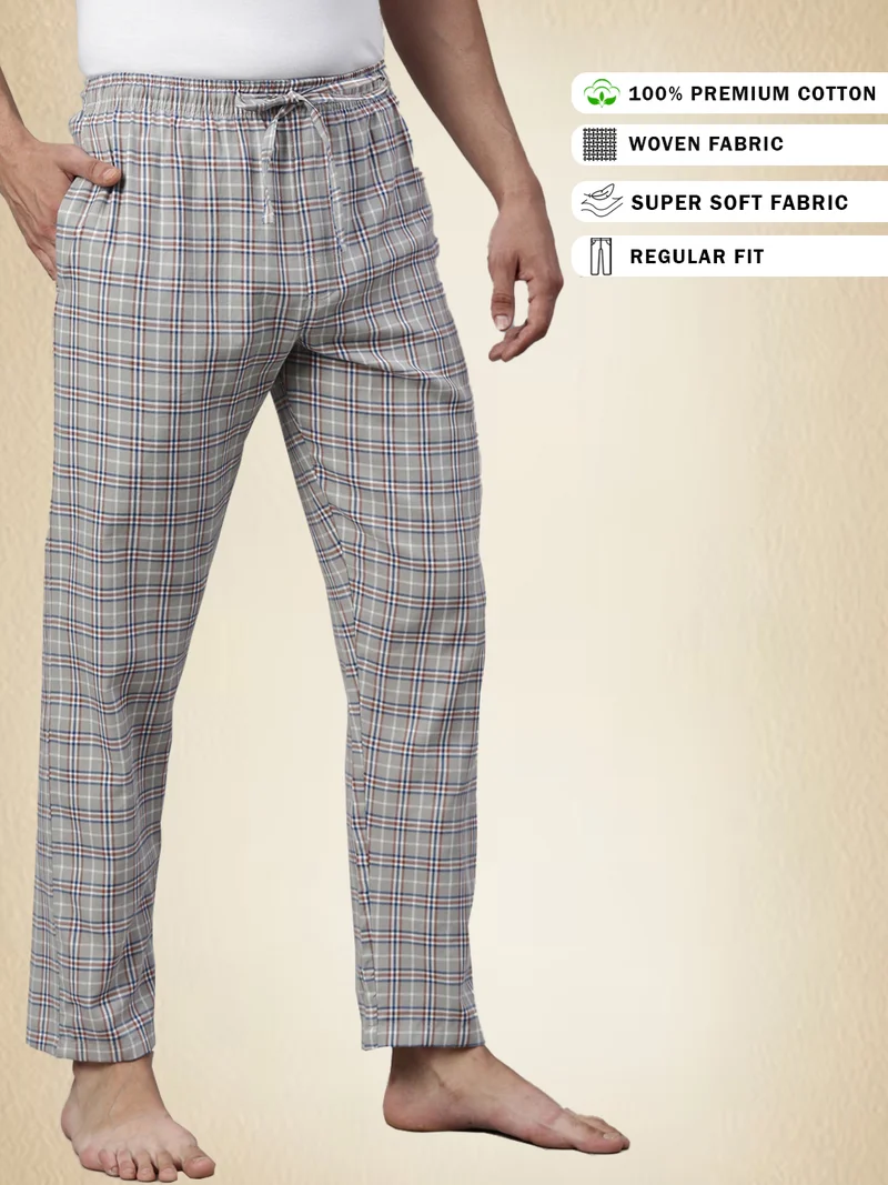 Joven Men Checked Pyjama