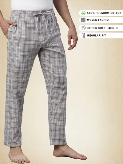 جوفن بيجامة كاروهات رجالي