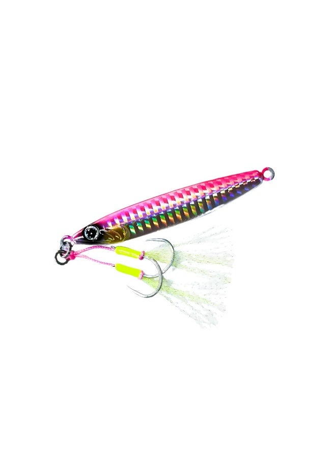 Jiggat Hunter Tungsten Metal Jig Fishing Lure | Fast Sinking Compact Jig for Deep Sea & Offshore Fishing | Tuna, Amberjack & GT (30g–60g) - Image 2