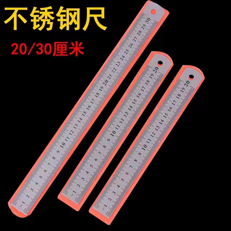 15Cm Steel Ruler Iron Ruler Double-Sided Ruler Stainless Steel Ruler Steel Plate Ruler Widened And Thickeneded Carved Steel Ruler Meter Ruler - Image 4