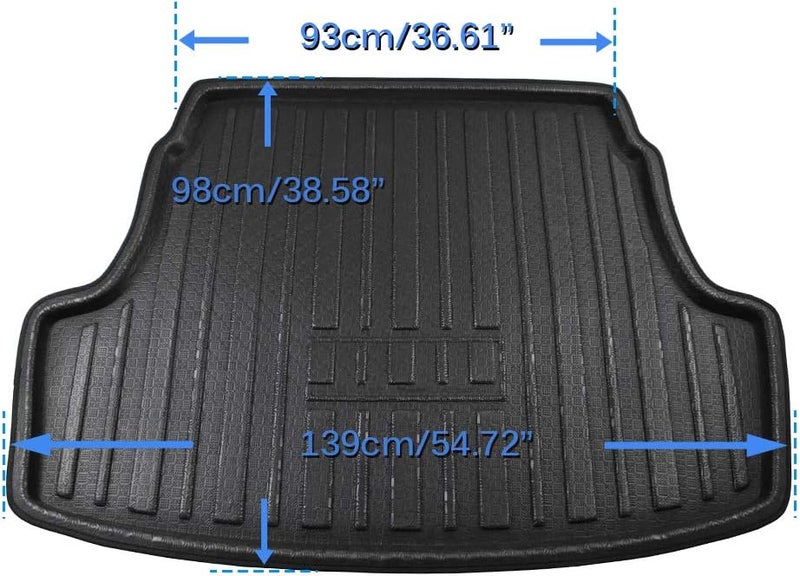 Yurefax Car Trunk Mat for Toyota Yaris Vios Belta Limo Sedan - Image 3