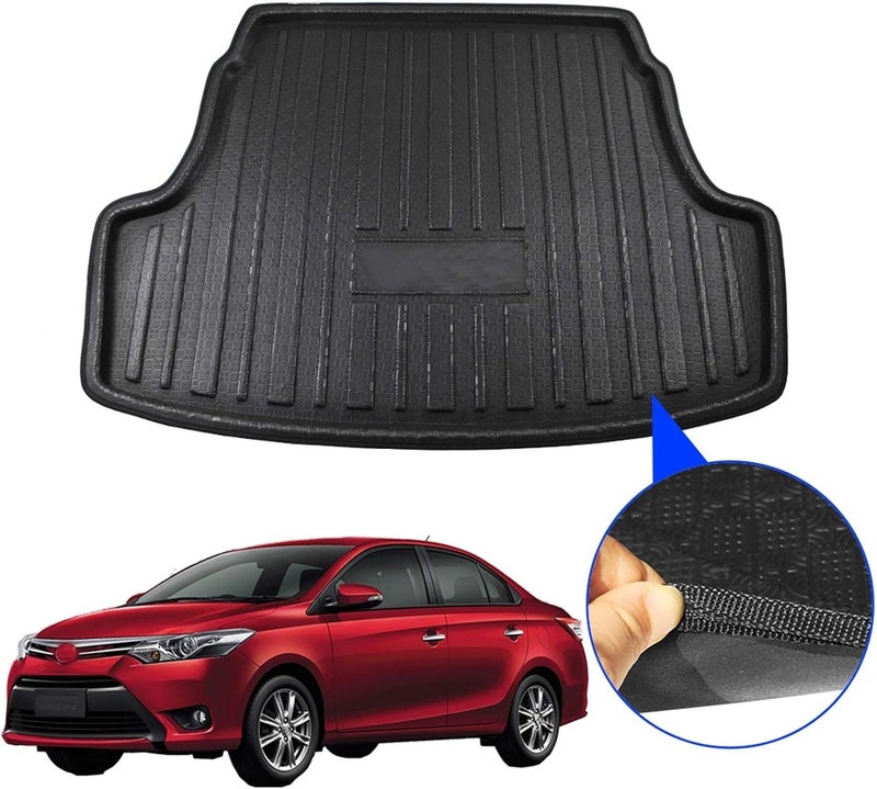 Yurefax Car Trunk Mat for Toyota Yaris Vios Belta Limo Sedan - Image 2